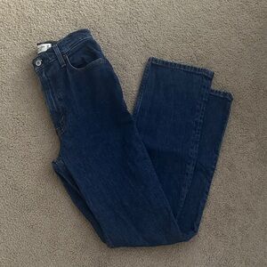 Abercrombie & Fitch Dark Blue High-Rise Jeans